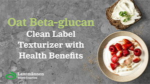 Oat Beta-glucan Clean Label Texturizer