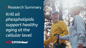 Studies show krill oil phospholipids support healthy aging